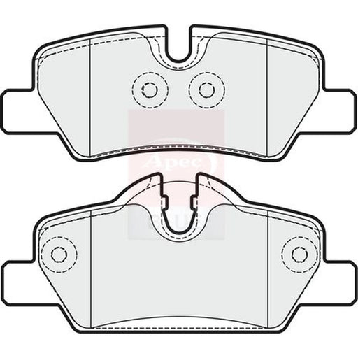 Apec Rear Brake Pad Set PD3378