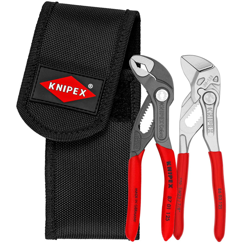 KNIPEX Mini Pliers Set in Belt Tool Pouch, 2 Parts