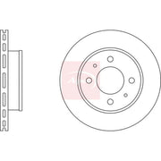 Apec 2 x Vented Front Brake Discs DSK2389