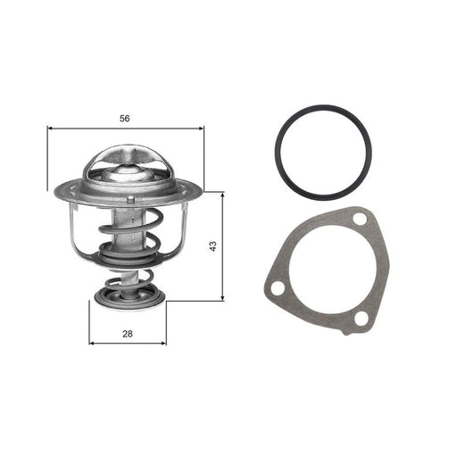Gates Thermostat,Coolant TH31276G1