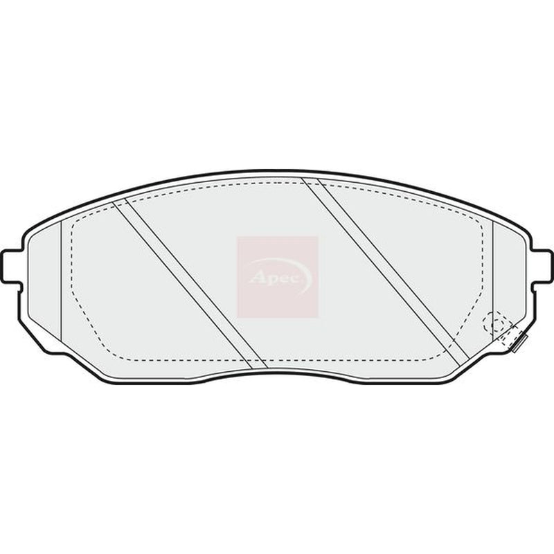 Apec Front Brake Pad Set PAD1343