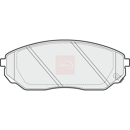Apec Front Brake Pad Set PAD1343