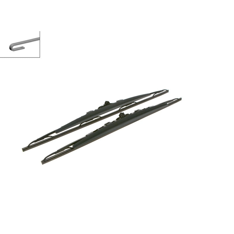 Bosch Twin Spoiler Wiper Blade Set 700mm + 650mm — 702S