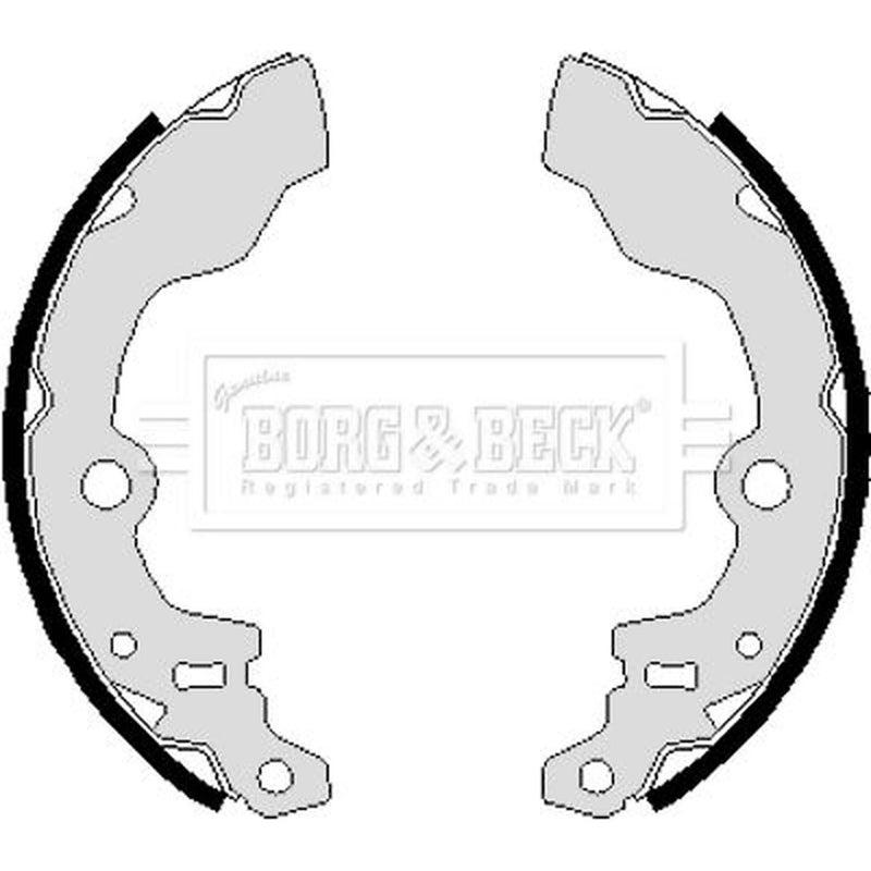 Borg & Beck Brake Shoe Set Axle Kit BBS6232