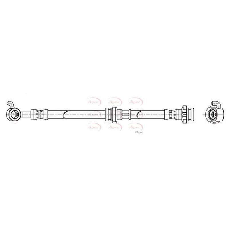 Apec Brake Hydraulic Hose Line Front Right HOS4452