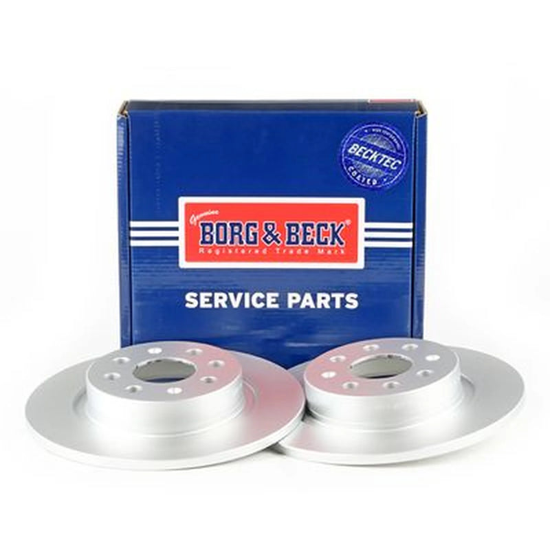 Borg & Beck 2 x Solid Rear Brake Discs BBD4577