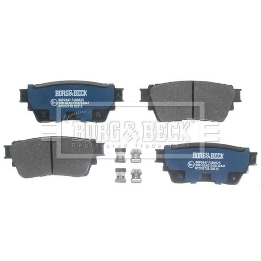 Borg & Beck 4 x Rear Brake Pad Set BBP2847