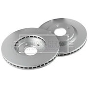 Borg & Beck 2 x Vented Front Brake Discs BBD4657