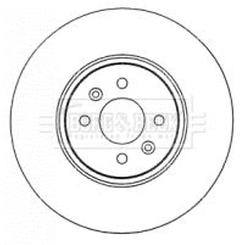 Borg & Beck Front Brake Discs BBD4572