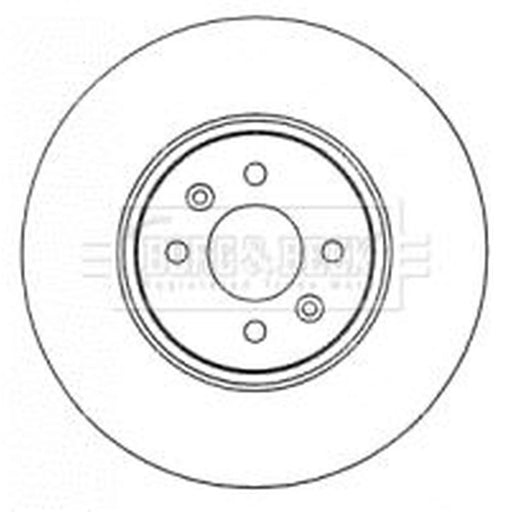 Borg & Beck Front Brake Discs BBD4572