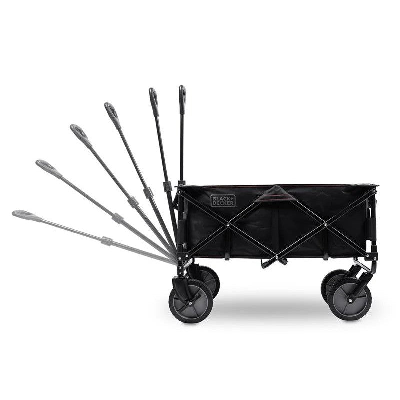 Black + Decker BDCWBK01 Collapsible Outdoor Utility Wagon - BDCWBK01-XJ