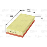 Valeo Engine Air Filter 585321