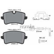 Textar Rear Brake Pad Set 2521402