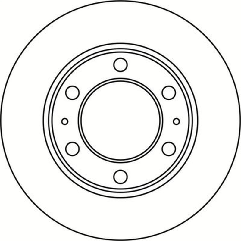 Abtex 2 x Vented Front Brake Discs BD1801V