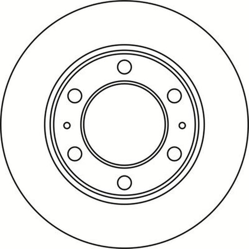 Abtex 2 x Vented Front Brake Discs BD1801V