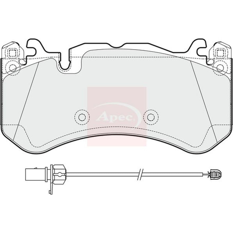 Apec Front Brake Pad Set PAD1926