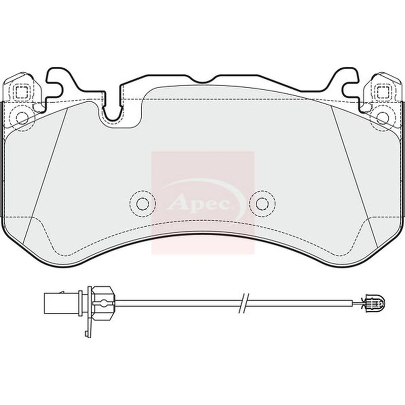 Apec Front Brake Pad Set PAD1926