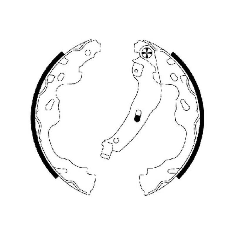 Textar Brake Shoe Set Axle Kit 91064500