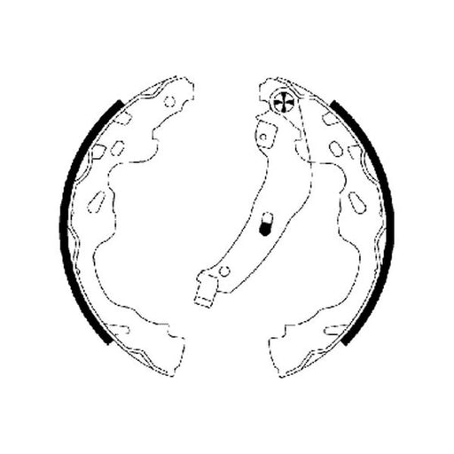 Mintex Brake Shoe Set Axle Kit MFR553