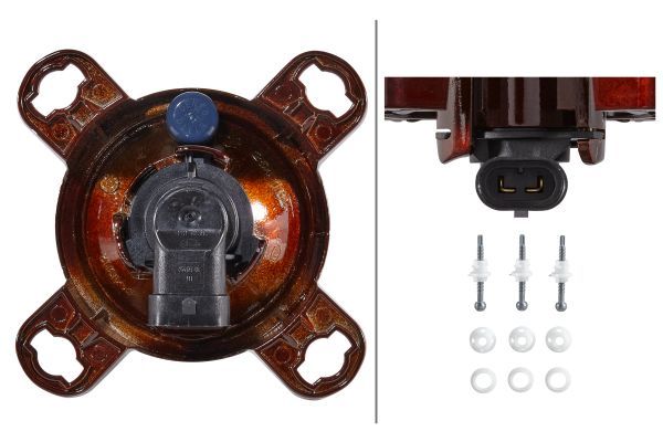 Hella Headlight Headlamp H1 Right