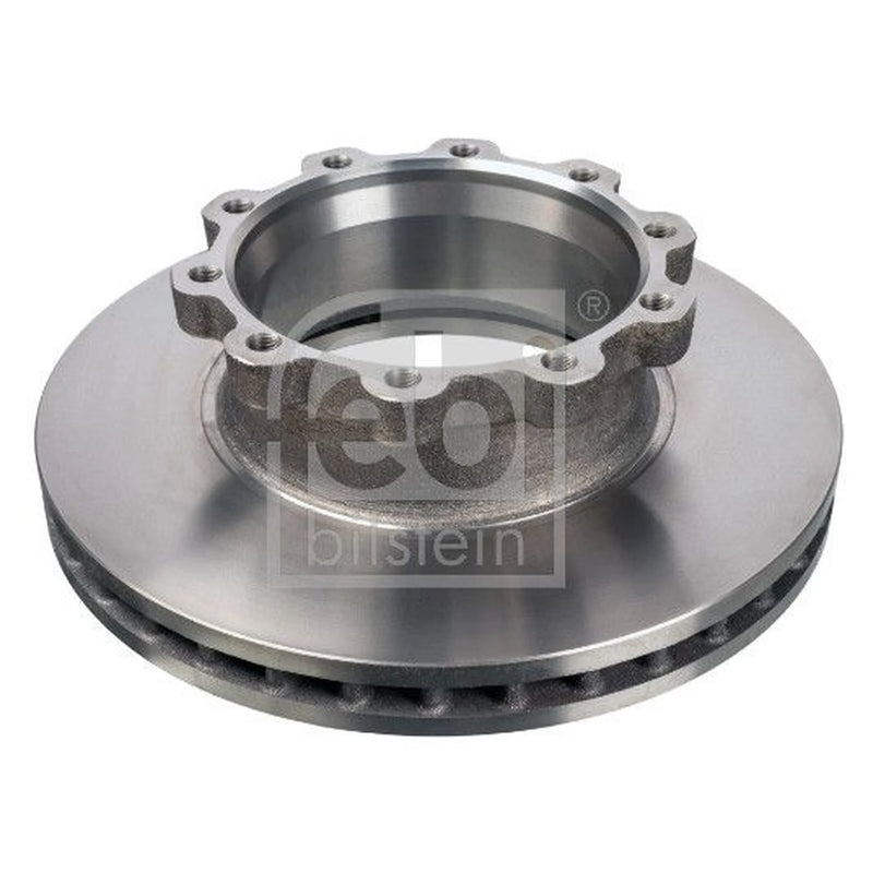 Febi 2 x Internally Vented Rear Brake Discs 10005