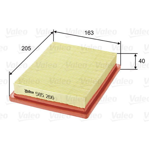 Valeo Engine Air Filter 585266