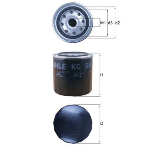 Mahle Fuel Filter Element KC 59