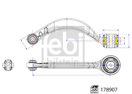Febi Control/Trailing Arm Front Right