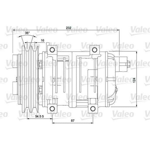 Valeo Air Conditioning Compressor 700869