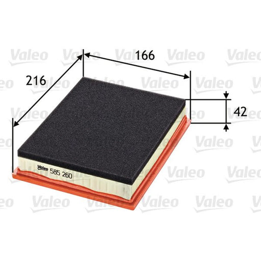 Valeo Engine Air Filter 585260