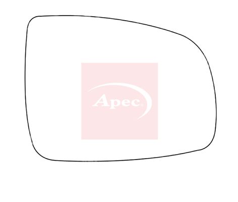 Apec Exterior Wing Mirror Glass Right