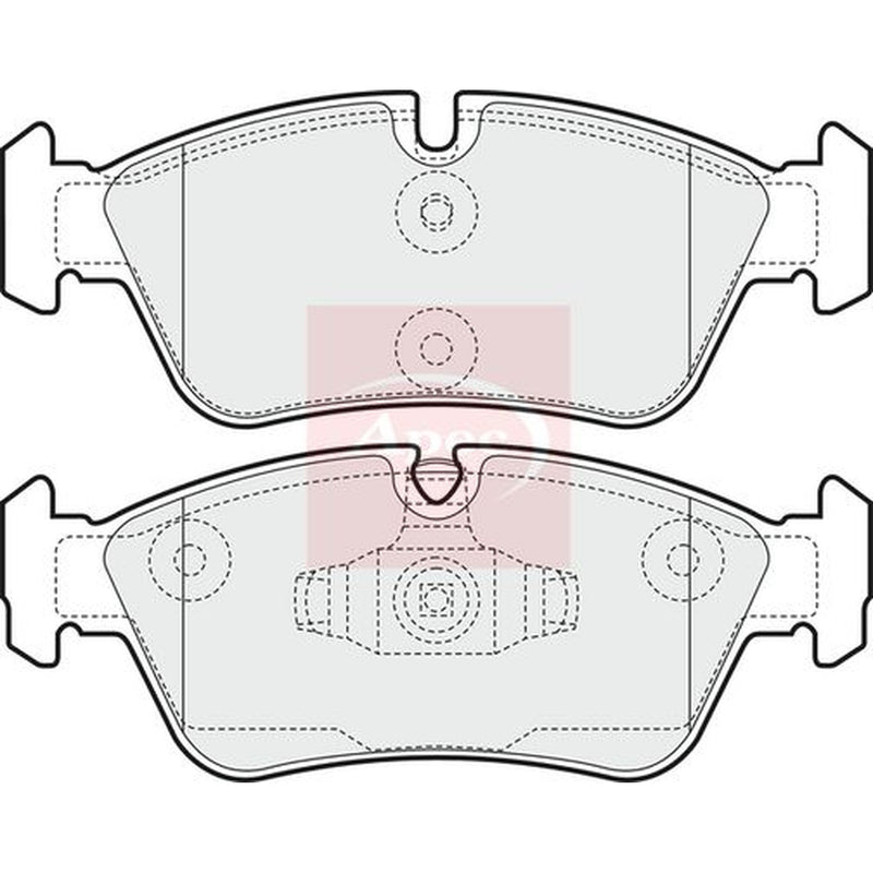 Apec Front Brake Pad Set PAD1464