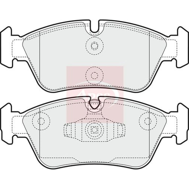 Apec Front Brake Pad Set PAD1464