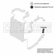 First Line Intercooler Turbo Charge Air Hose FTH1530