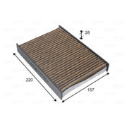 Valeo Cabin Air Filter (Pollen Filter) 701034