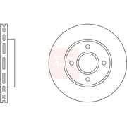 Apec 2 x Vented Front Brake Discs DSK504