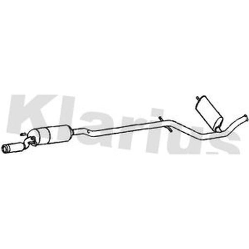 Klarius Catalyst Type Approved With Pipe Centre 312011