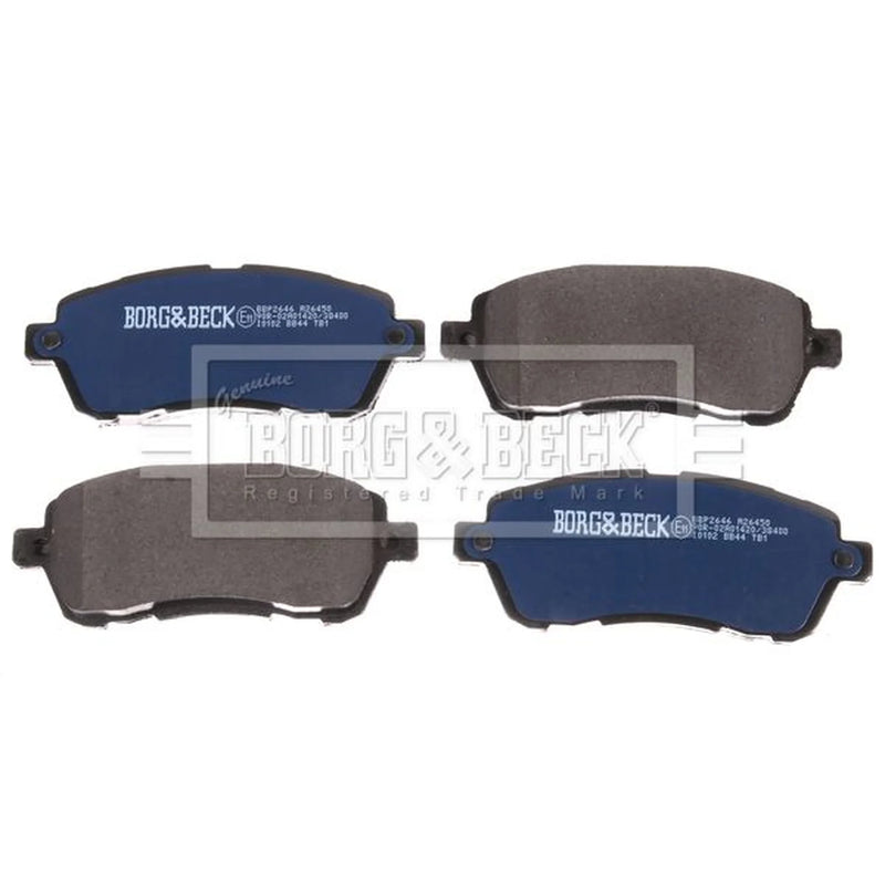 Borg & Beck 4 x Front Brake Pad Set BBP2646