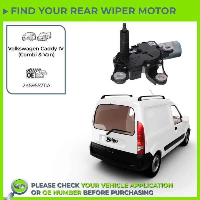 Valeo Front/Rear Wiper Motor Rear 582687