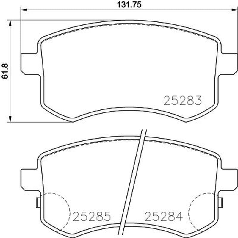 Mintex Brake Pad Set MDB3373