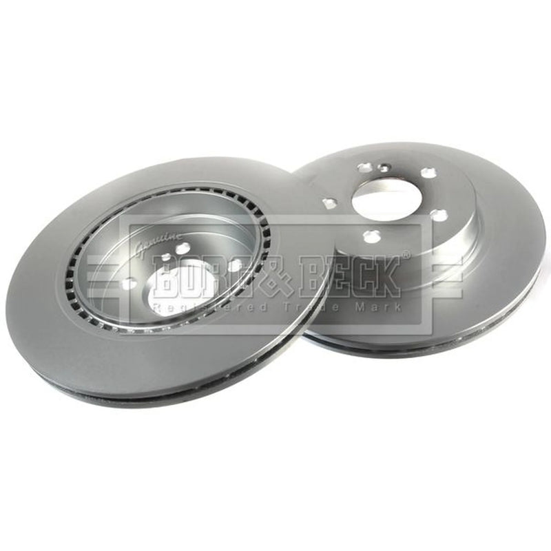 Borg & Beck 2 x Vented Rear Brake Discs BBD4703