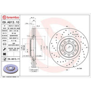 Brembo 2 x / Front Brake Discs 09.A813.11