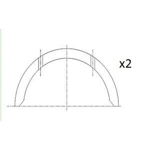 FAI Thrust Washer Set 71. BT3010-STD