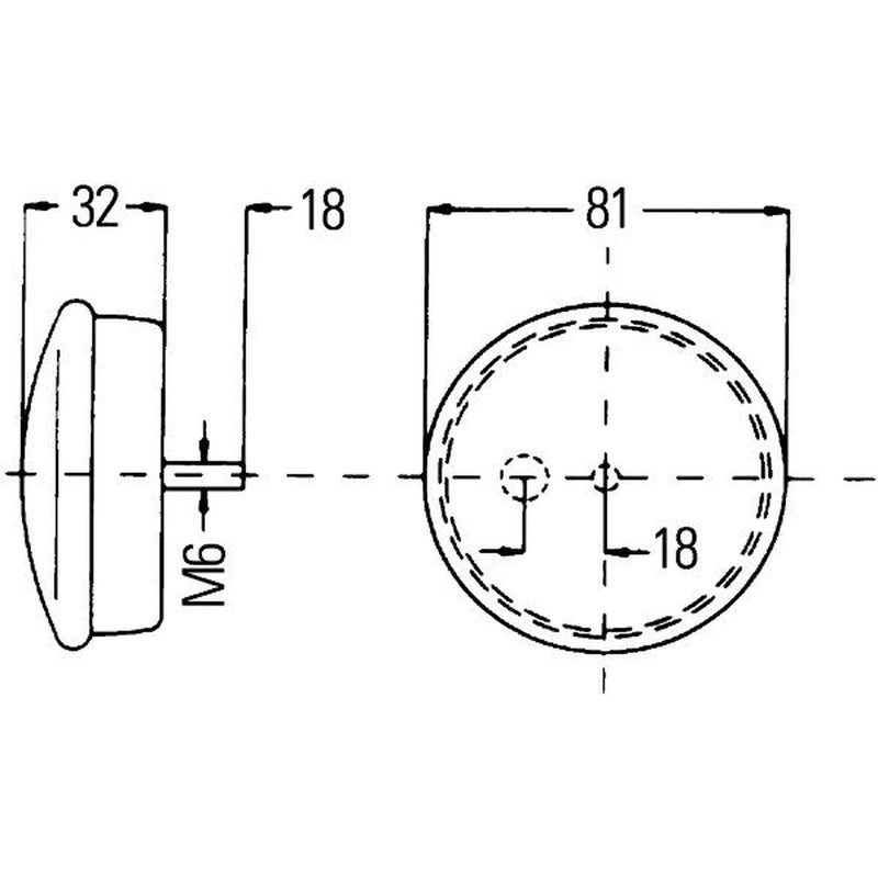 Hella Lamp Po 2PF Front 2PF 997 045-011 2477371 2PF 997 045-011