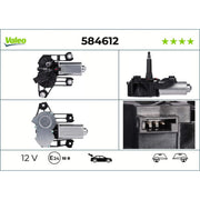 Valeo Front/Rear Wiper Motor Rear 584612