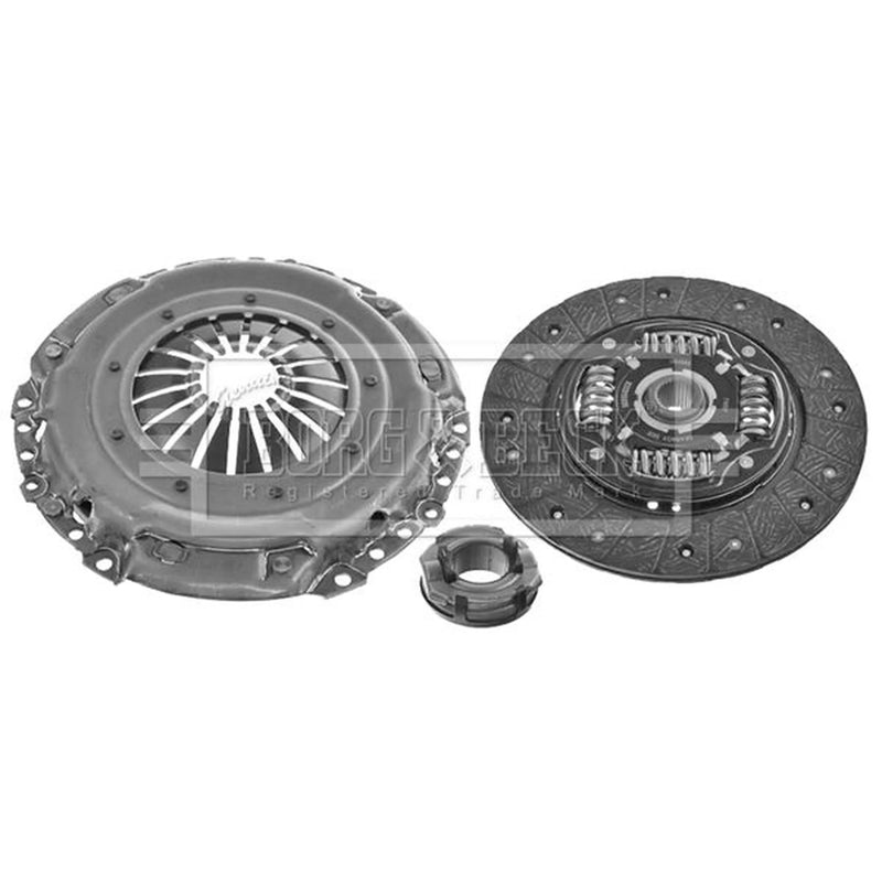 Borg & Beck Clutch Kit Set 3pc HKR1000