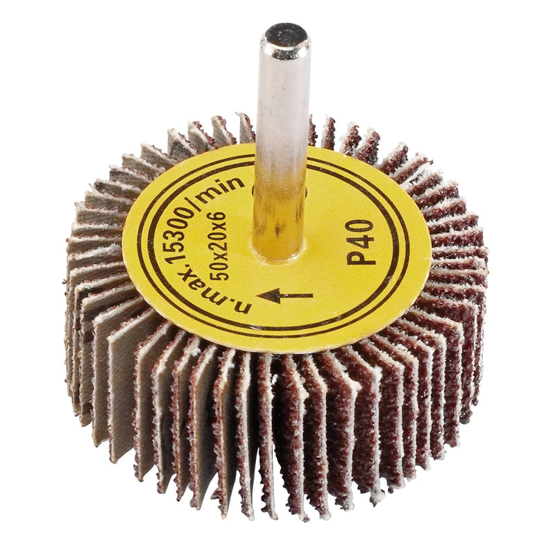 Draper Abrasive Flap Wheel 50mm x 20mm 40 Grit