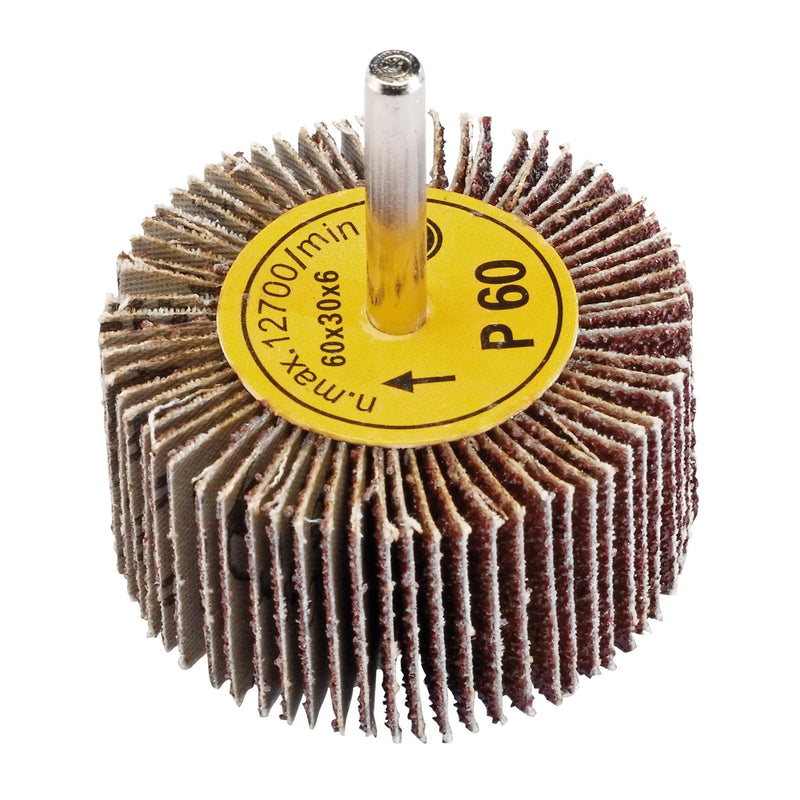 Draper Abrasive Flap Wheel 60 x 30mm 60 Grit