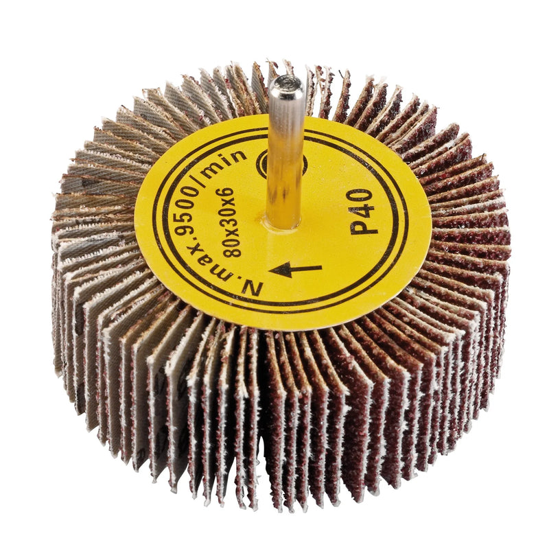 Draper Abrasive Flap Wheel 80x30mm 40 Grit