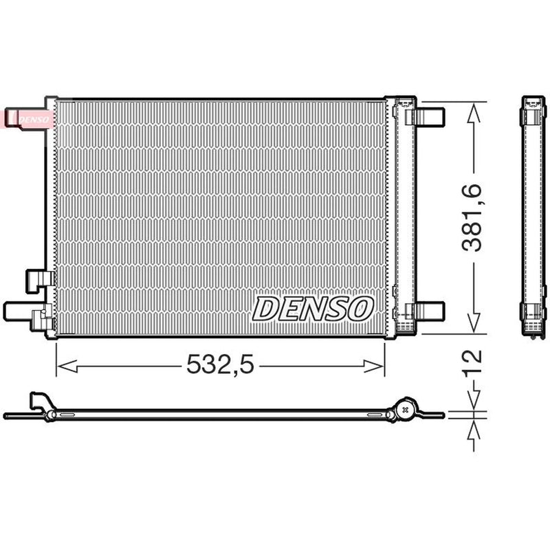 Denso Air Conditioning Condenser DCN02048
